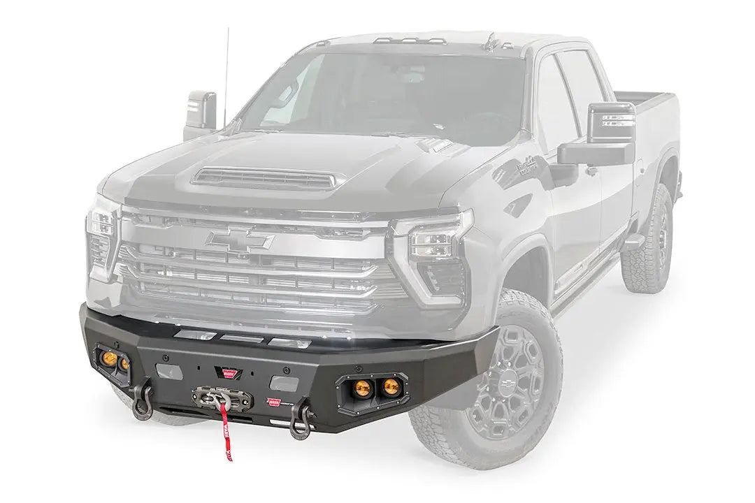 WARN IND. Ascent HD No Guard 24 for Chevy HD - Heavy-Duty Off-Road Winch