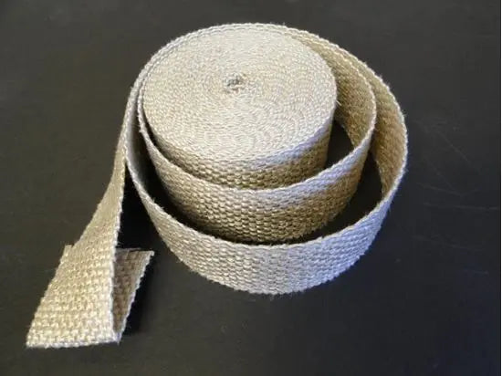 HELIX RACING 2' x 25 ft. Tan Insulating Exhaust Wrap - High-Temperature Heat Shield
