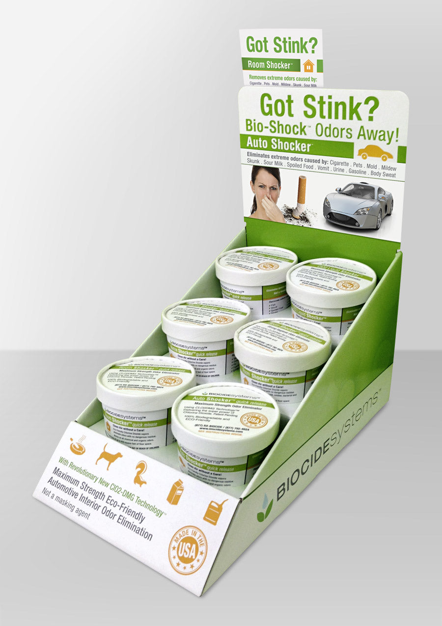 BIOCIDE 32136 6-Pack Auto Odor Elimination Dispensers