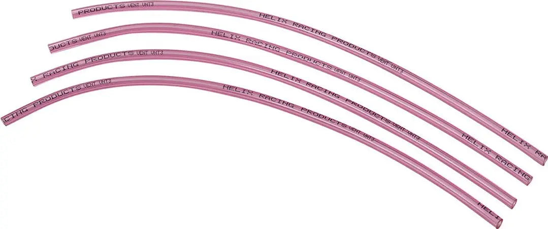 HELIX RACING Mikuni Vent Line 14' Trans Pink 4-Pack – Part #3165014