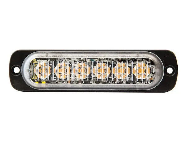 Buyers Products 8891902 4-3/8 inch LED Amber/Clear Light Strobe