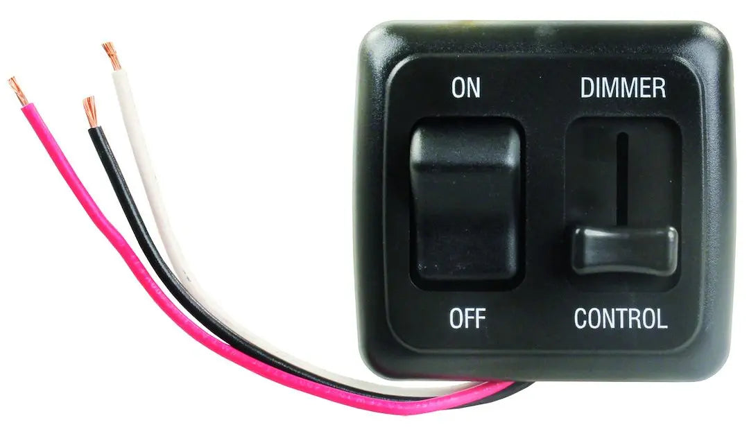 JR Products Dimmer On/Off LED Black (Part Number 15225)