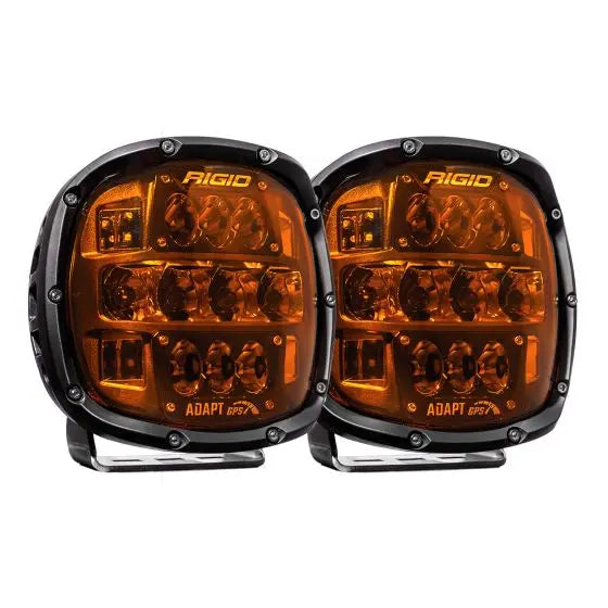 Rigid Industries Adapt XP with Amber Pro Lens Pair - High-Performance Off-Road Lighting