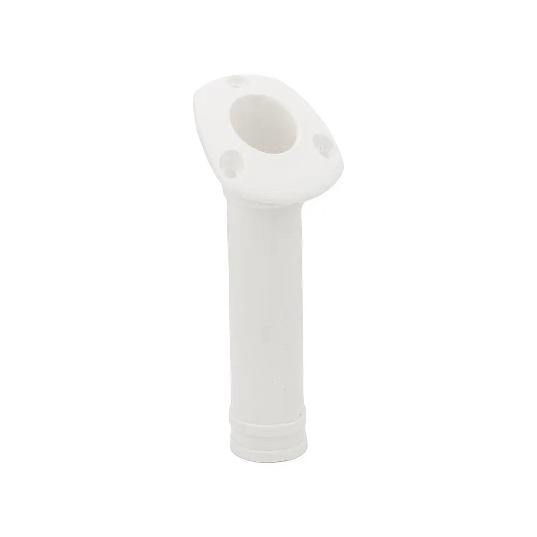 WhiteCap Industries PCKG. Flush Mount Rod Holder - White (Part #3447WP)