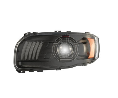 JW Speaker 9600-12V Heated Left-Hand Headlight in Black - Nohr Series
