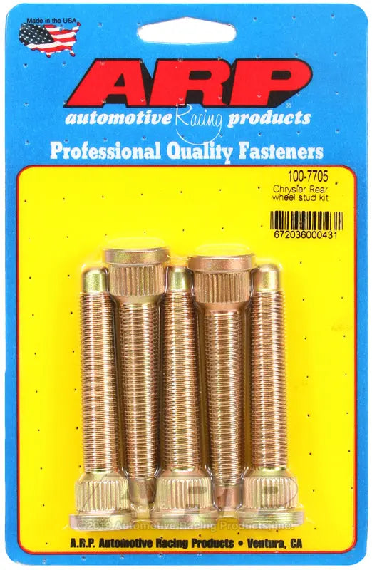 ARP 1007705 Wheel Stud 1/2 inch x 20, Pack of 5