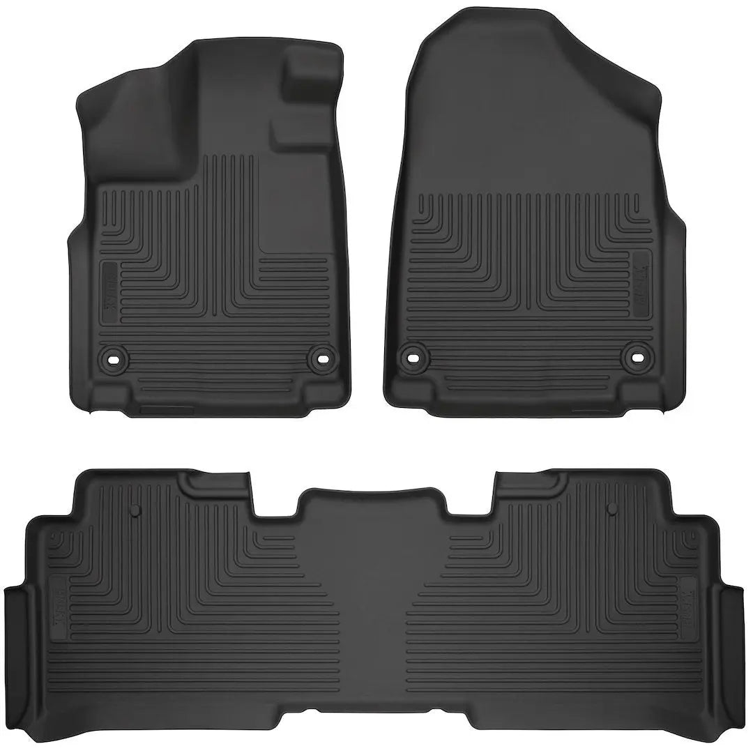 HuskyLiner WB Front & Second Seat Floor Liner Part 93761 for Enhanced Vehicle Protection