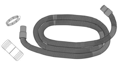 DAVE CARTER TH97521 21 ft. Hose Nozzle Clamp - Heavy-Duty Hose Support for Industrial Applications