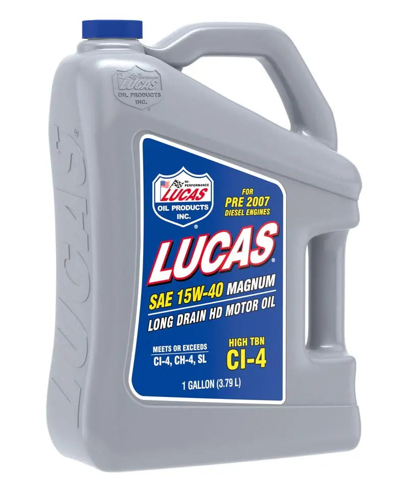 Lucas Oil 9181386 SAE 15W-40 Magnum Motor Oil - High Performance Engine Lubricant