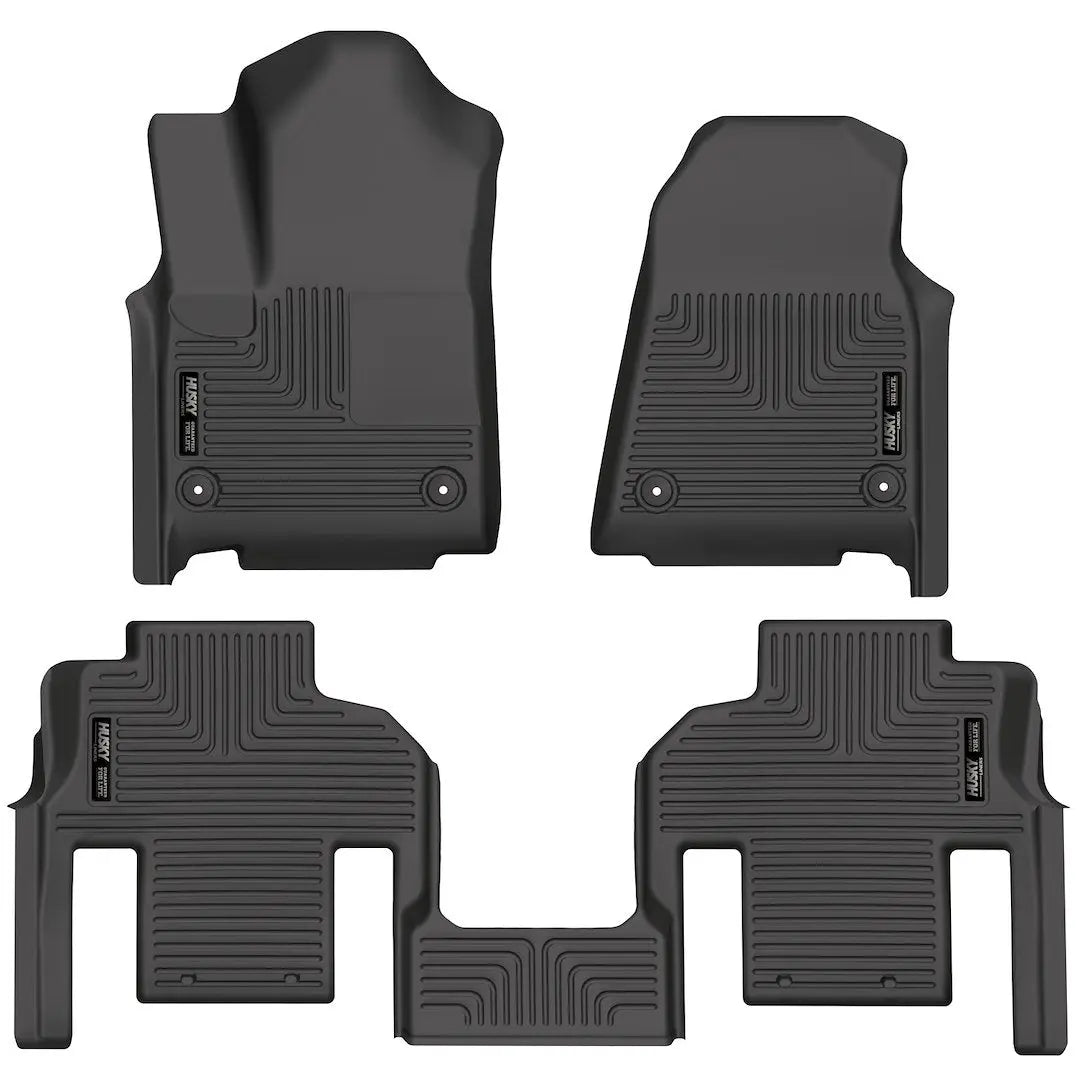 HuskyLiner WB Front & Second Seat Floor Liner for Jeep Wagoneer (2022-2024) - Part 99061