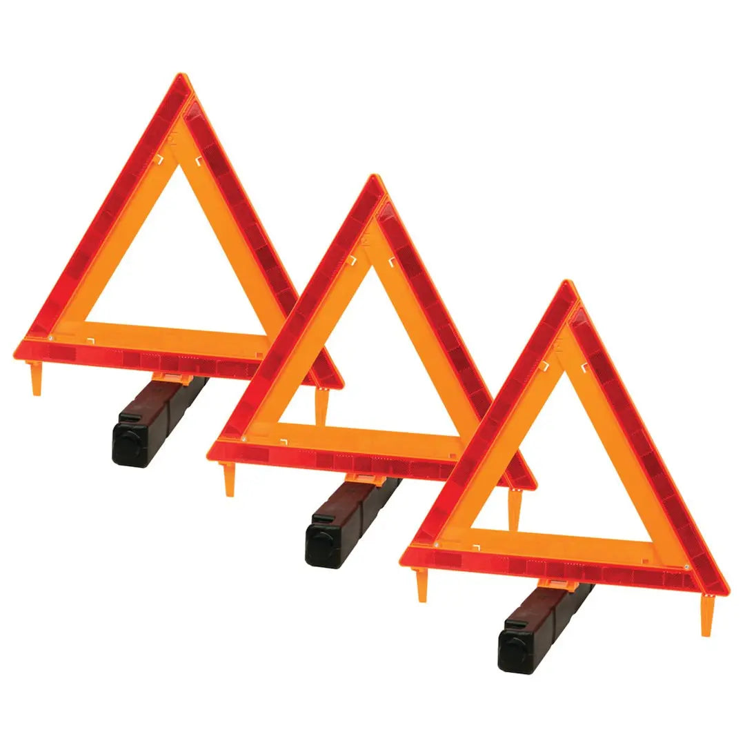 Perform Tool W1498 DOT Warning Triangle 3-Pack for Vehicle Safety