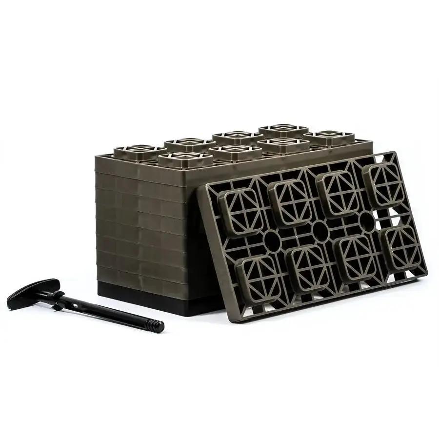 Camco LEV Blocks Thdl 4x2 – 10-Pack, Part Number 44525 by CAMCO