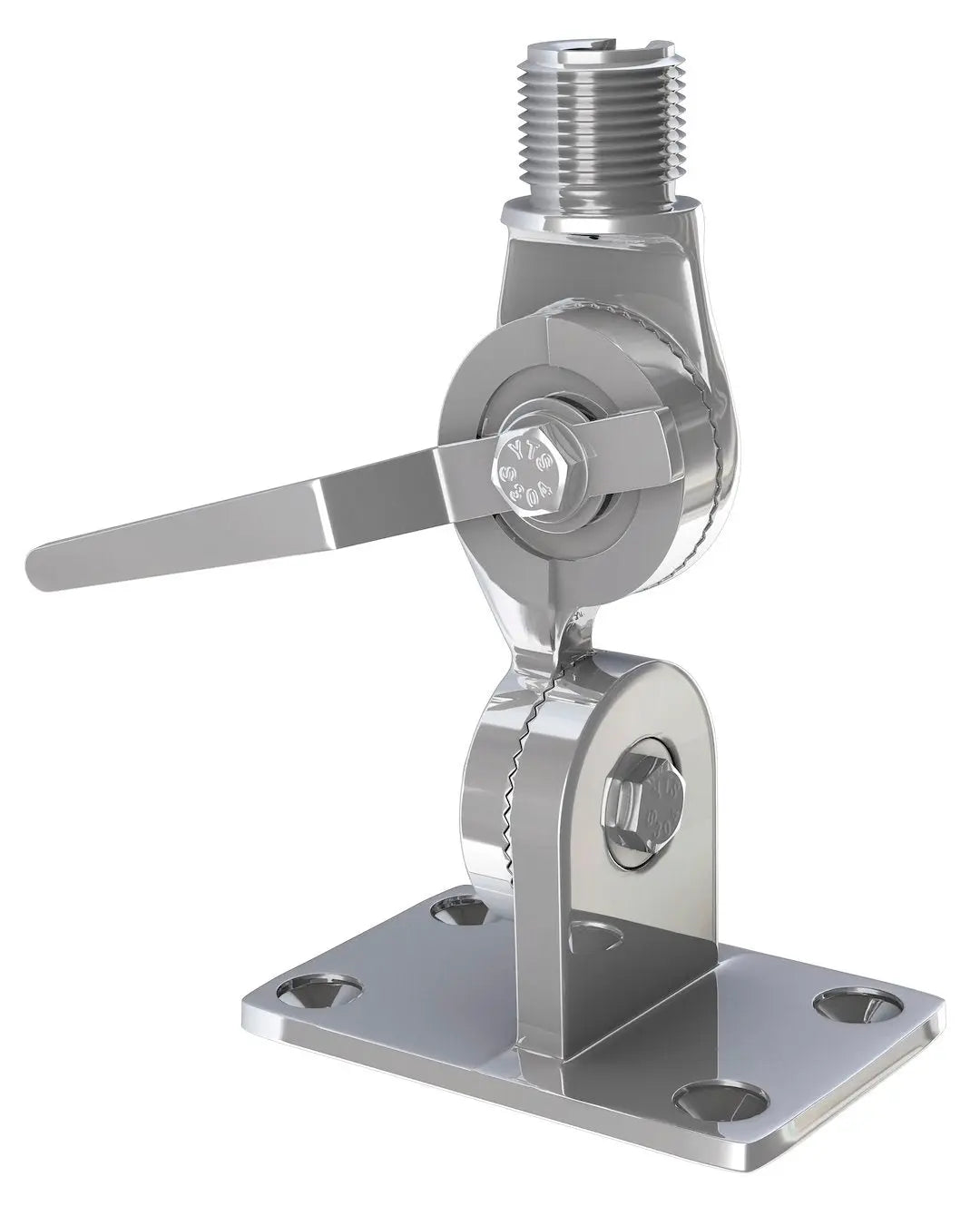Shakespeare 4187BX Ratchet Mount with Steel Handle – Heavy-Duty Marine Gear