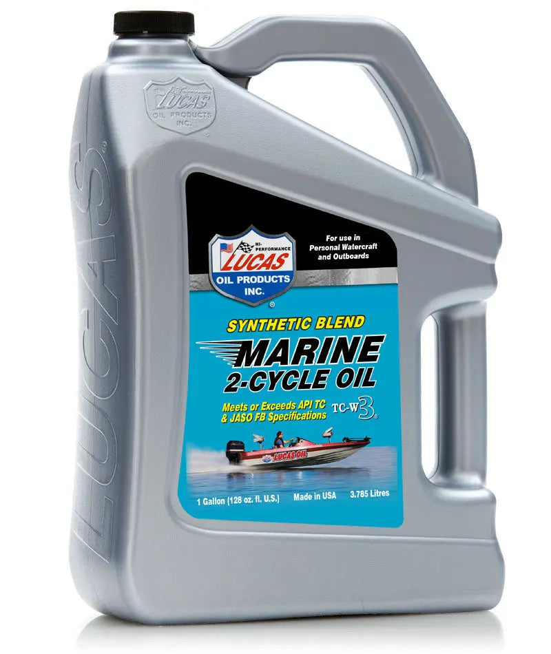 Lucas Oil Synthetic Blend 2-Cycle Marine Oil - Part Number 10861