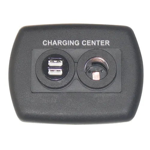 Valterra LLC Black Wallplate with Metal USB Port - Part Number 61023USB