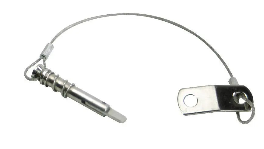 Whitecap Industries S1021C Spring Type Pin with Lanyard and Tab