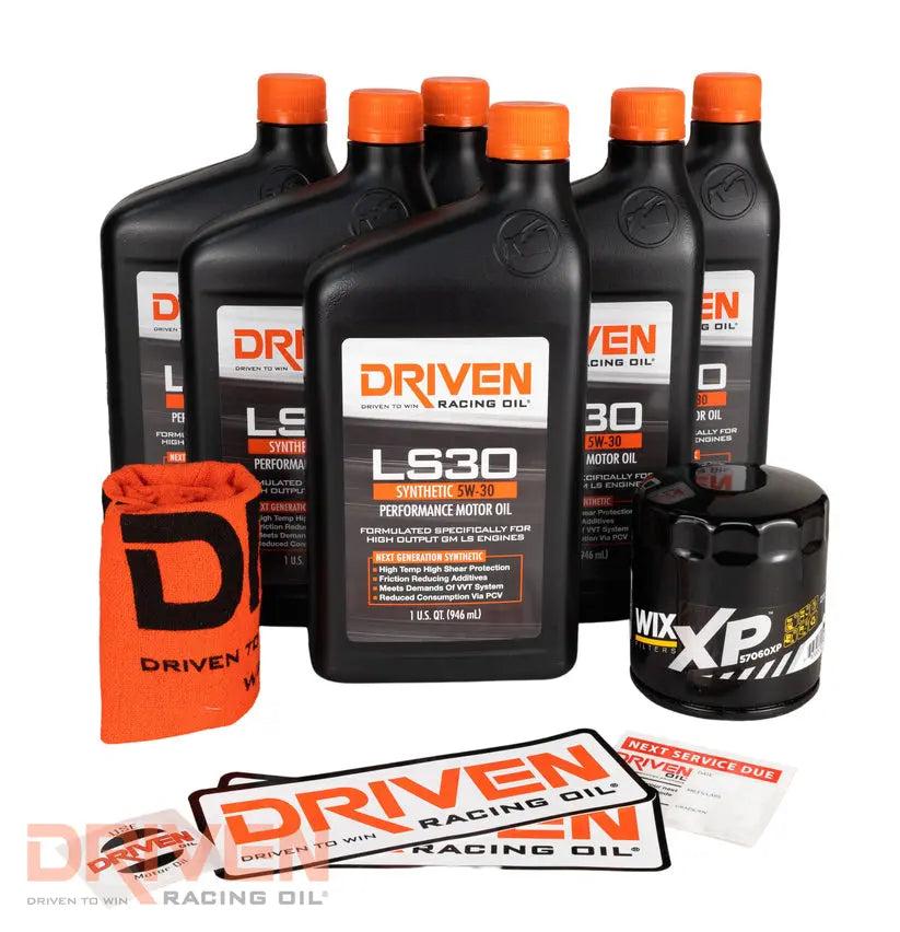 Driven Race LS30 Oil Change Kit for Gen IV GM Engines - Part #20634K
