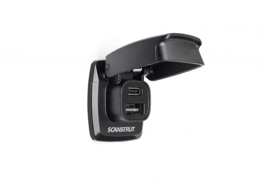 Scanstrut Flip Pro Fast Charge Dual USB Socket (Part #SCUSBF1)