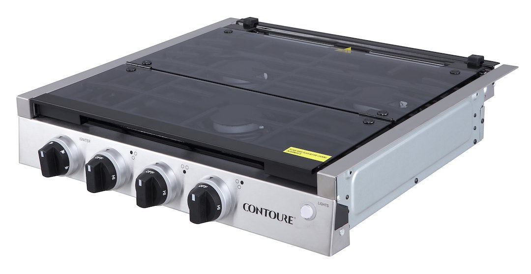 NAT.QUALITY CT1700 Contoure 3-Burner Recessed Cooktop