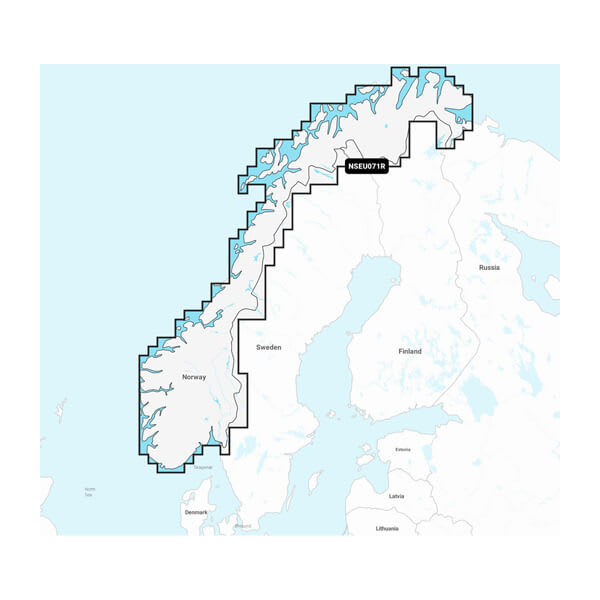Garmin Carto Norway Lakes & Rivers Navio - GPS Navigation System for Outdoor Adventures