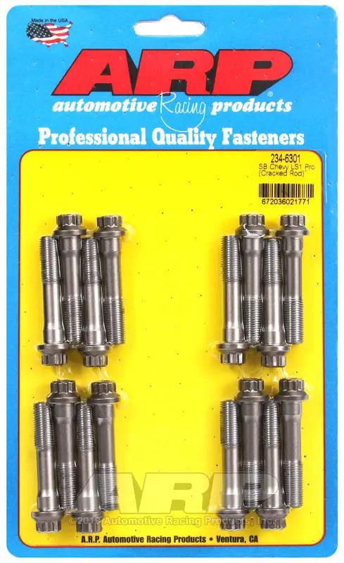 ARP SB LS1 Cracked Rod Bolt Kit - Part Number 2346301 for LS1 Engines