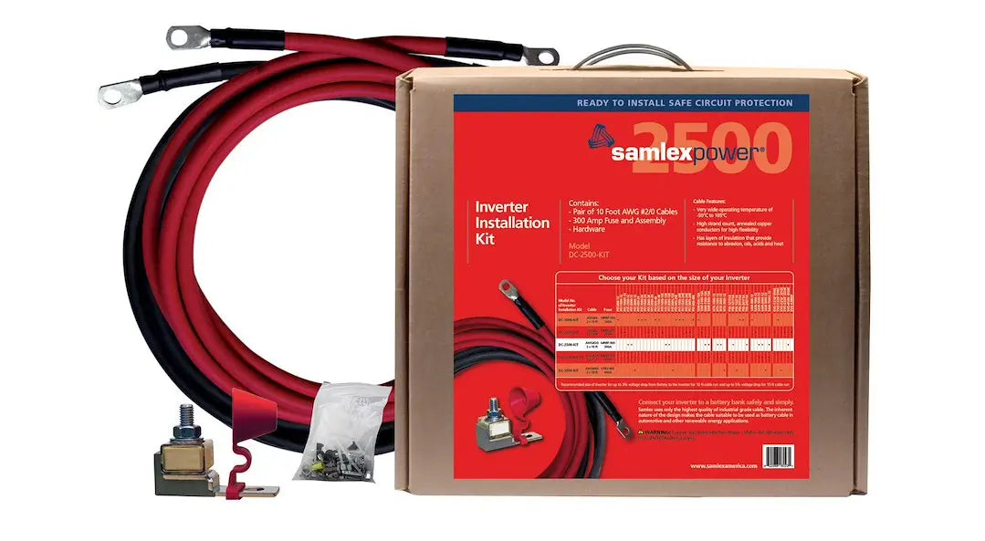 Samlex America DC2500KIT Fuse and Wiring Inverter Installation Kit