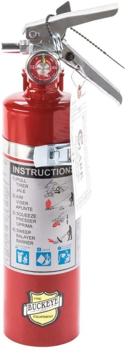 Buckeye Fire 13315 2.5 lb ABC Fire Extinguisher with Vehicle Bracket