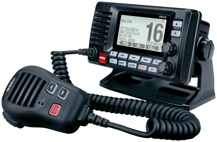 UNIDEN AMERI UM725BK VHF Marine Radio with NMEA 0183 Connectivity