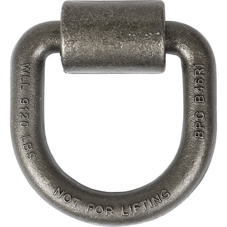 Buyers Prod D-Ring 3/4 Inch Diameter, 3 Inch x 3 Inch Forged Wire Anchor