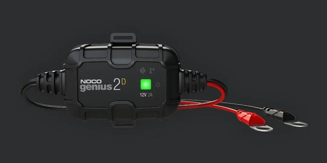 NOCO Genius2D 2-Amp Direct-Mount Battery Charger for Automatic Charging and Maintenance