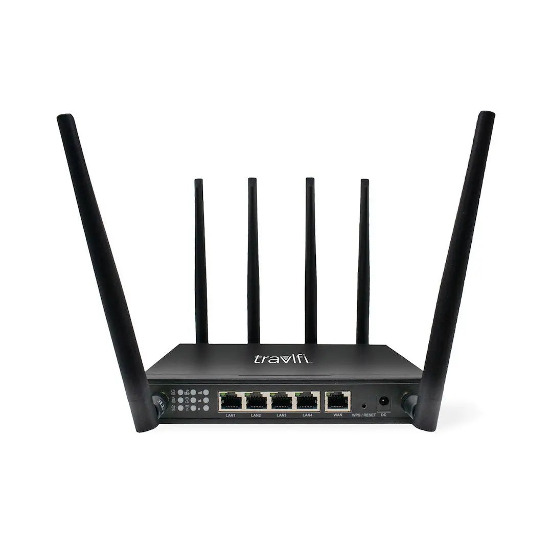 PACE International TRAVLFI JourneyXTR Router 4-Pack SH – Reliable Networking for Your Home or Office