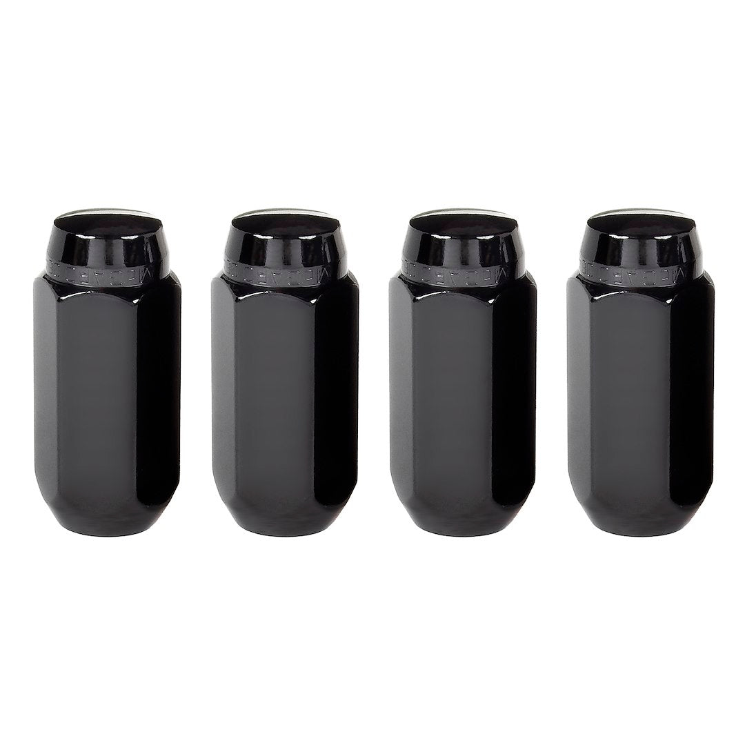 MCGARD 64022 Black 14x1.5 Lug Nut Set (4 Pack) for Automotive Wheels