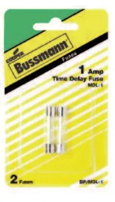 BUSSMANN BPMDL15 2-Pack BP/MDL-15 Automotive Fuses for Reliable Circuit Protection
