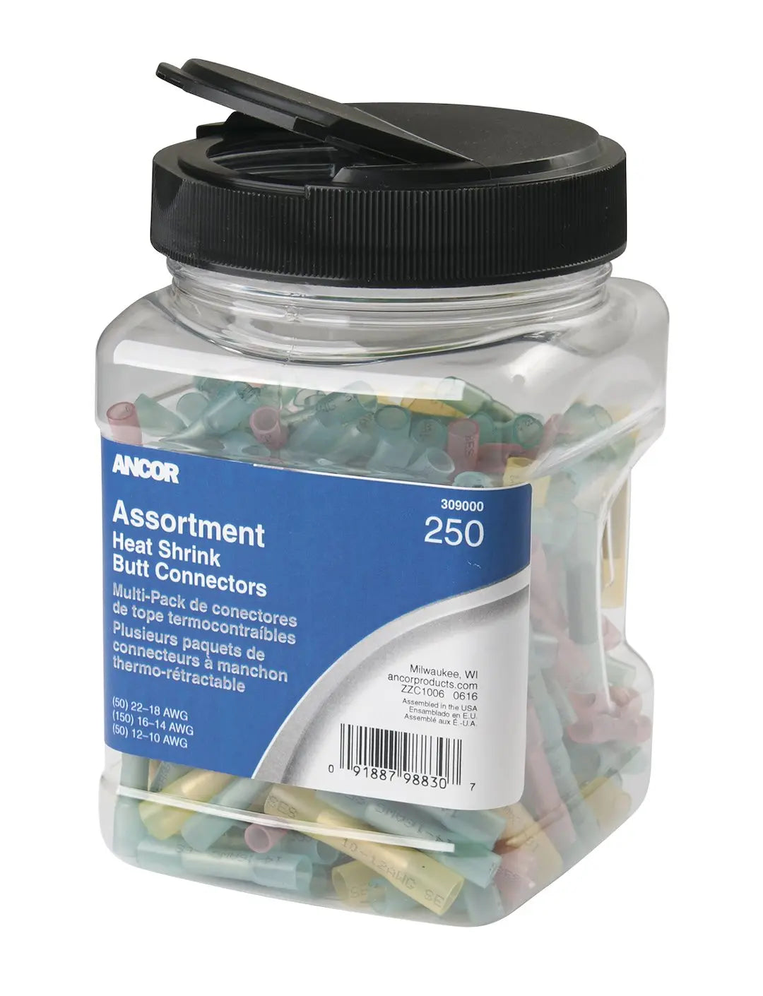 ANCOR HS Butt Connector 250 Pack - Reliable Wire Splicing Solution