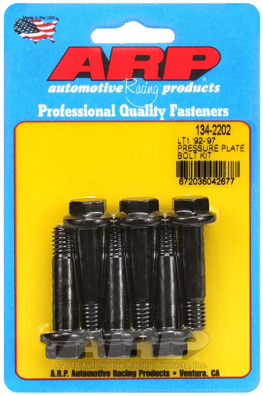 ARP Pressure Plate Bolt Kit - Part Number 1342202 for High-Performance Clutch Assemblies