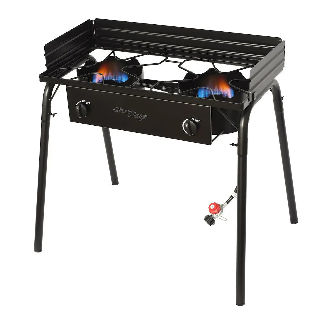 Flame King YSNDB60K 60,000 BTU Double Burner Stove for Outdoor Cooking