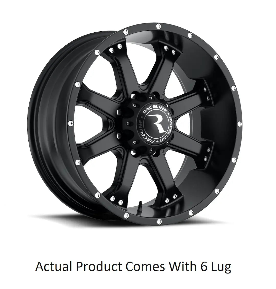 RACELINE 991B 17x9 Inch Alloy Wheel with 6x139.7 Bolt Pattern