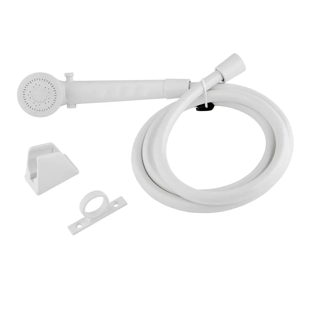 DURA FAUCET DFSA130WT Shower Head & Hose White