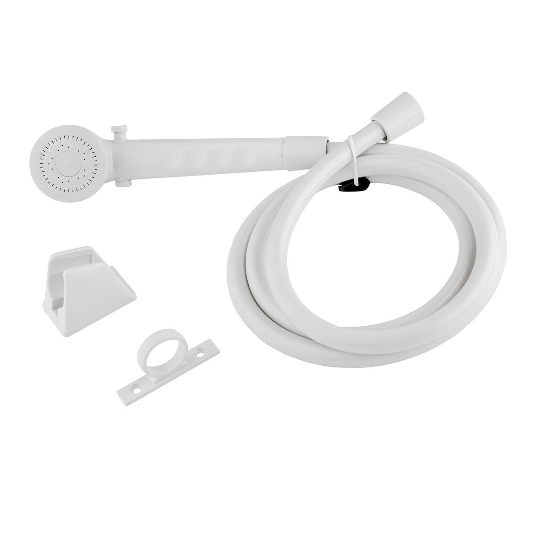 DURA FAUCET DFSA130WT Shower Head & Hose White
