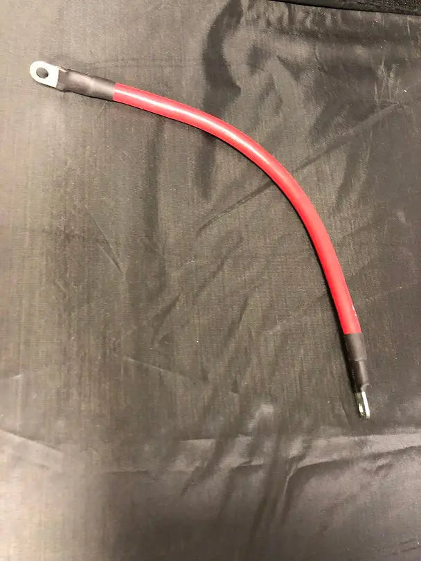 HELIX RACING Battery Cable Red 10 inches - High-Quality Automotive Power Lead