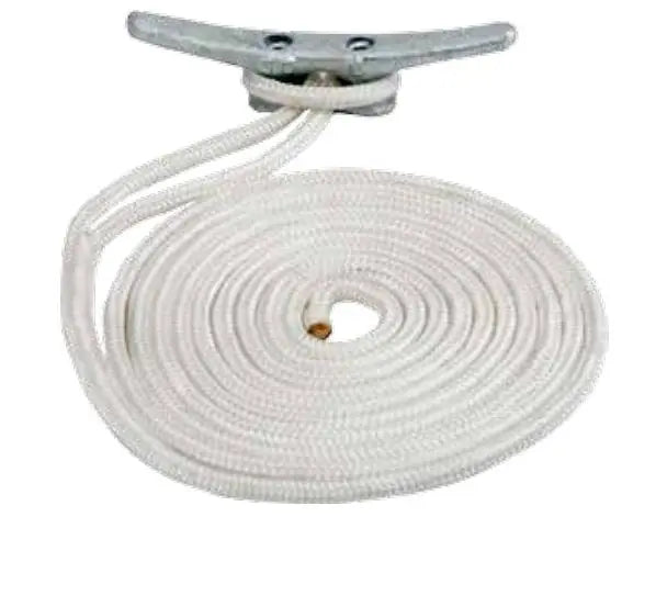 Sea Dog Double Braid Nylon Dock Line - Part Number 2110020WH1