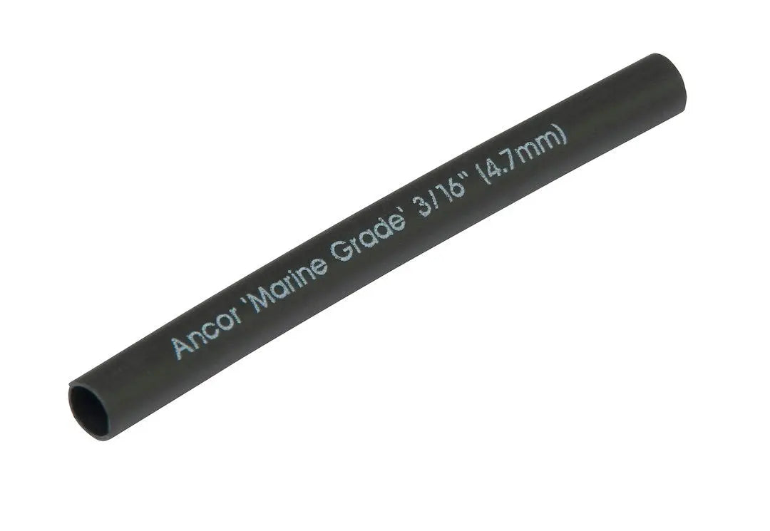 ANCOR 3/16 inch x 3 feet Black Heat Shrink Tubing (Part Number 302103)