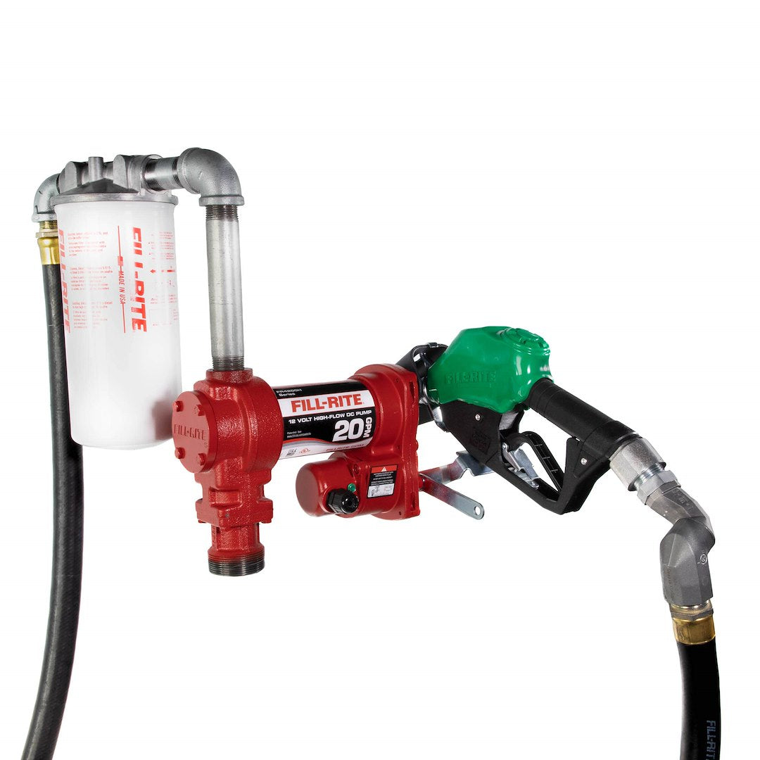 Fill Rite R4220HDSFQ 20 GPM 12V DC High Flow Pump with 1-Inch Outlet