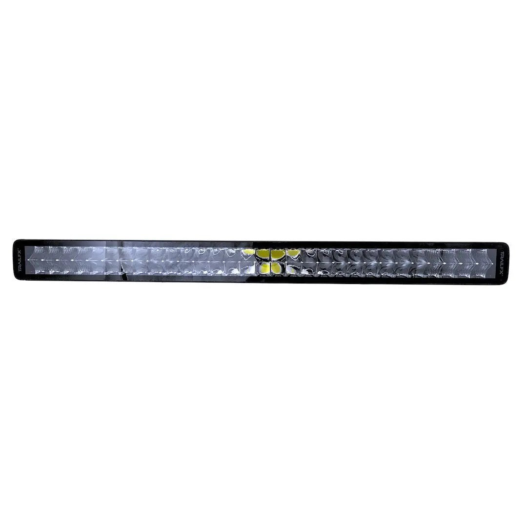 TrailFX 30-inch Double Row LED Light Bar with Black Combo Lens Cover – Model 30DRBKCM by TRAILFX