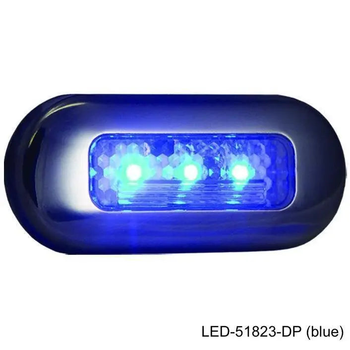 T-H Marine Blue Oblong Courtesy LED, Part Number LED51823DP