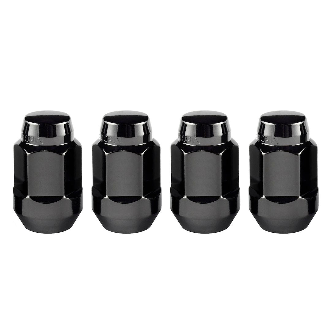 MCGARD Bulge Nut 12x1.5 Black - Durable Steel Fastener for Automotive Applications