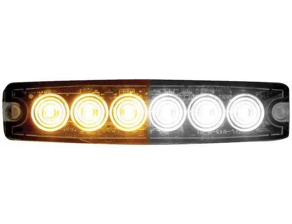 Buyers Products 8892202 5-1/8 inch Amber/Clear LED Light Strobe