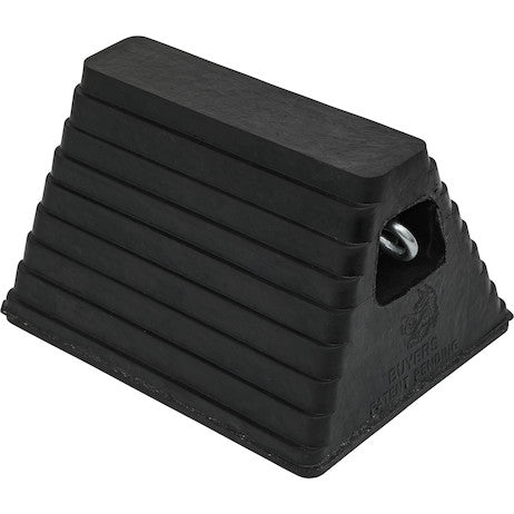Buyers Prod WC6810L Rubber Wheel Chock – 6 x 8 x 10 Inches for Heavy Equipment Safety