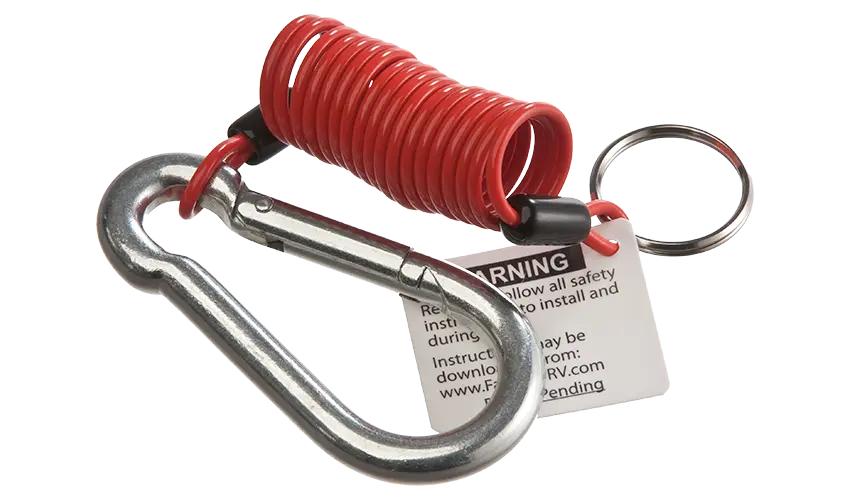 Equalizer ZIP 6' Breakaway Cable - Heavy-Duty Safety Tether for Vehicle Safety Systems