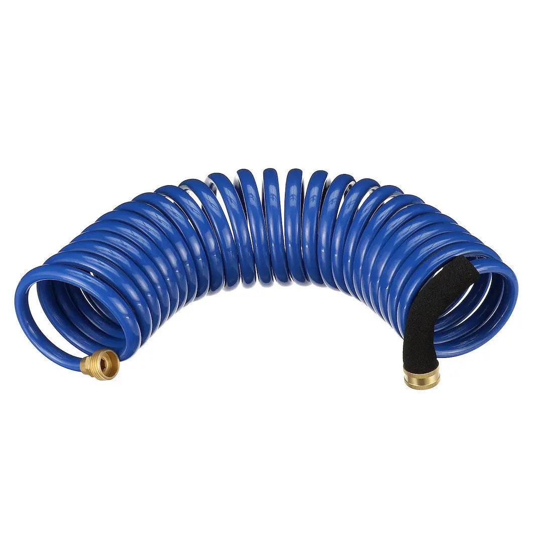 Attwood Mari Spiral Watering Hose, 25 Feet - Durable Flexible Garden Hose